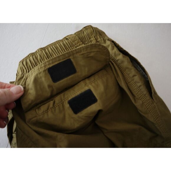 Standard Cloth x Urban Outfitters OB1664250 Men's Sz S Green Seamed Cargo Pants - Picture 9 of 14